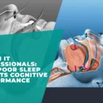Obstructive sleep apnea airway blockage affecting cognitive performance in IT professionals