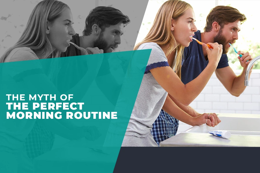 Perfect morning routine showing simple daily habits that support a balanced and productive start to the day.
